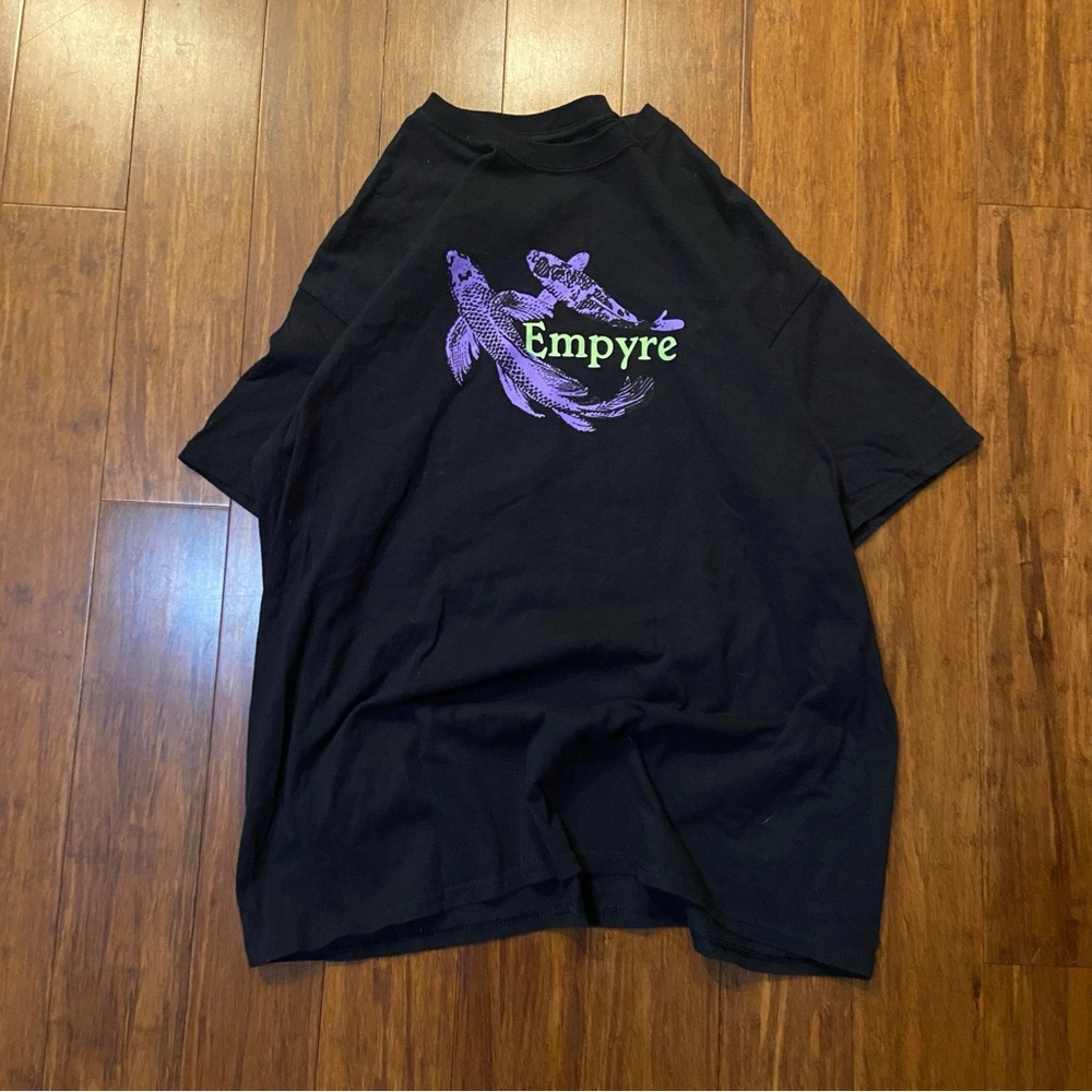 Empyre Black Tee with Purple Graphic